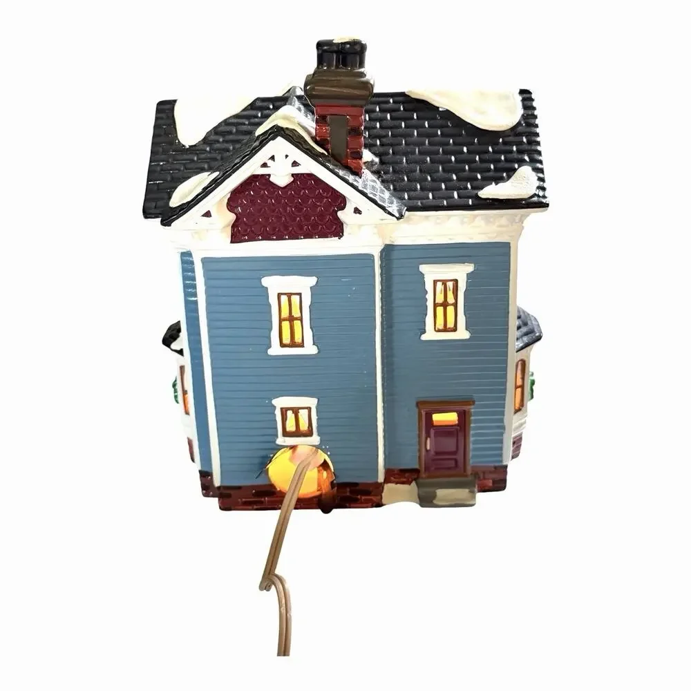 Vintage 1994 Dept 56 “GLENHAVEN HOUSE” Snow Village Lighted Handpainted Org Box
